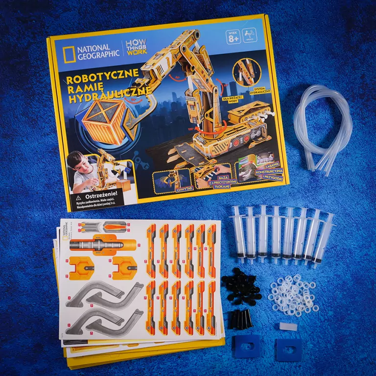 Cubic Fun. National Geographic. Robotyczne ramię hydrauliczne - tantis.pl