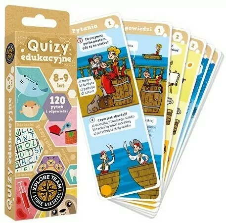 CzuCzu. Xplore Team. Quizy edukacyjne 8-9 lat - tantis.pl