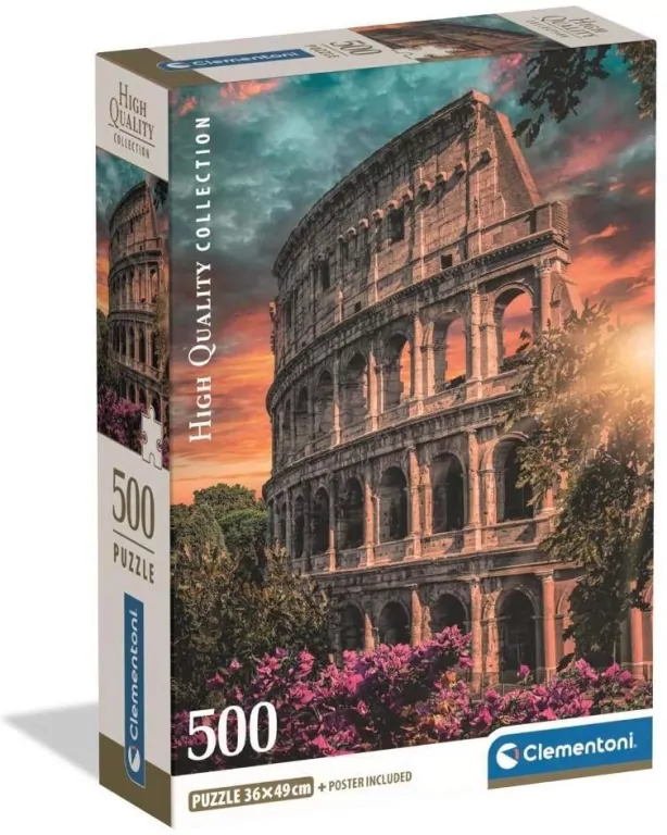 Puzzle 500 Compact Flavian Amphitheatre 35588 - tantis.pl