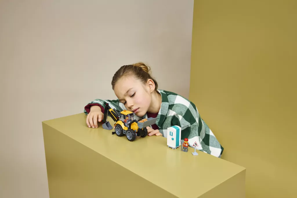 LEGO® Żółta koparko-ładowarka 60480 - tantis.pl
