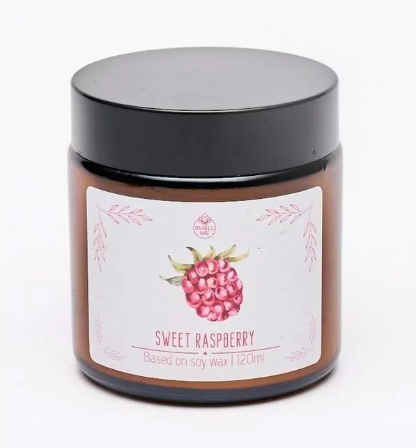 Świeczka zapachowa Sweet Raspberry 120ml - tantis.pl