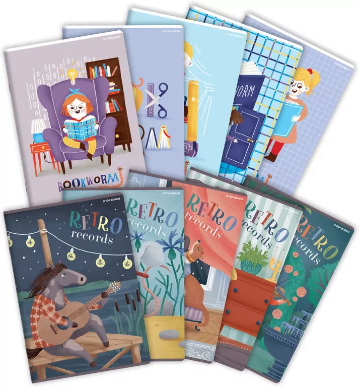 Zeszyt A5/32K kratka Book/Retro - tantis.pl