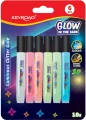 Klej brokatowy fluorescencyjny 10ml 6 kolorów - tantis.pl
