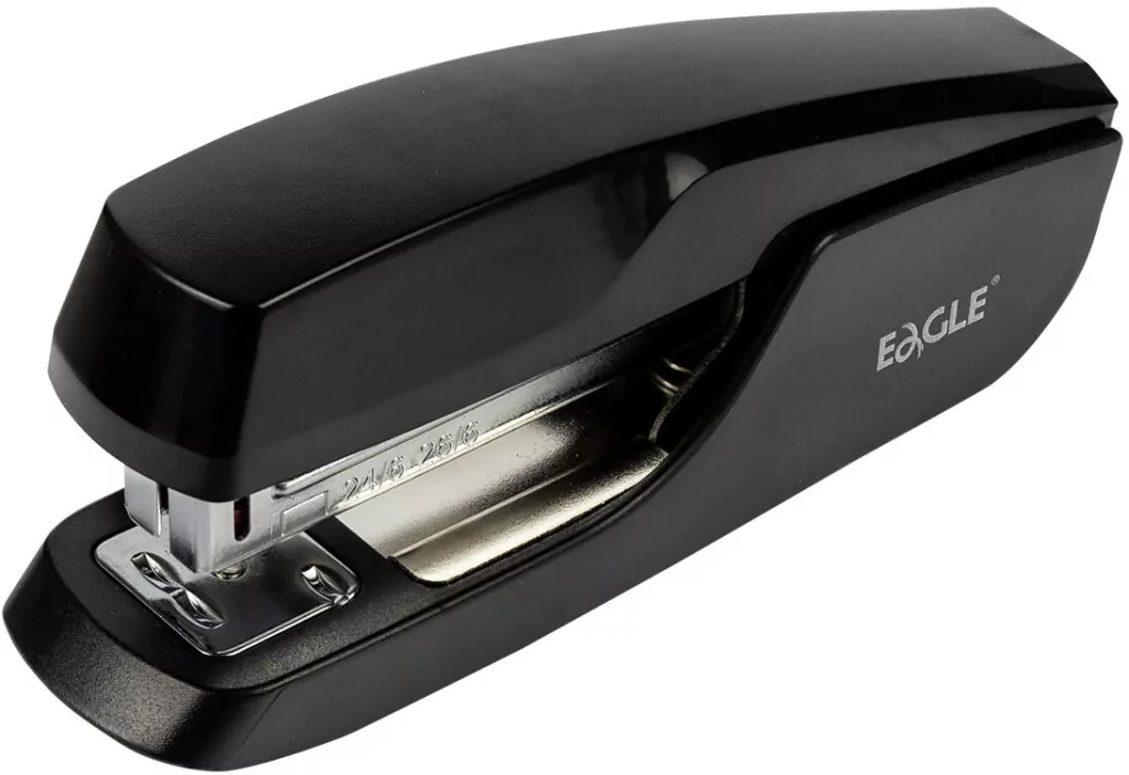 Zszywacz S6108 czarny 24/6 -18 kartek EAGLE - tantis.pl