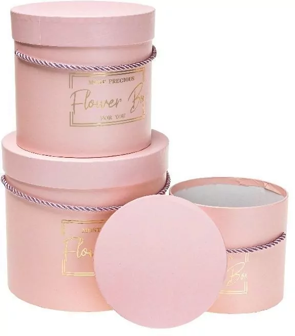 Pudełko Flower Box jasnoróżowy ROZETTE - tantis.pl