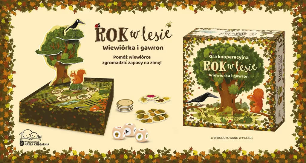 Rok w lesie. Wiewiórka i gawron - tantis.pl
