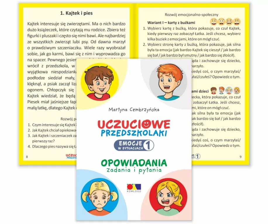 Uczuciowe przedszkolaki. Emocje w sytuacjach. Część 1 - tantis.pl