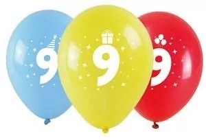 Balony z nadrukiem 9 28cm - tantis.pl