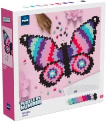 Puzzle By Number- Motyl. Plus-Plus