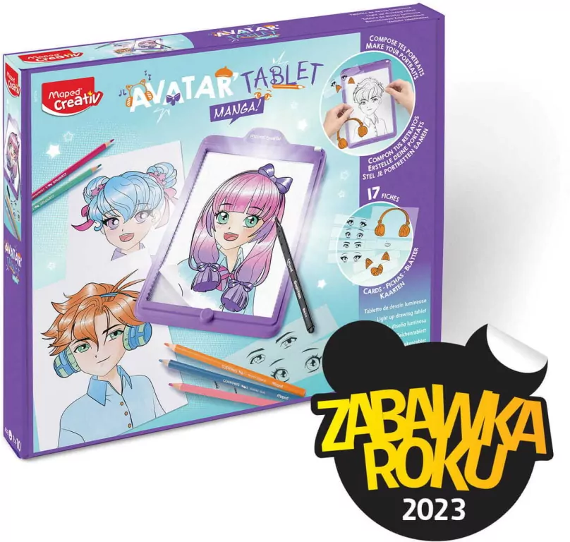 MAPED. Podświetlana tablica Avatar Studio Manga - tantis.pl