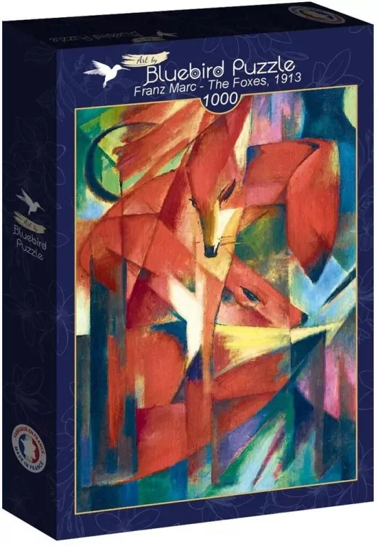 Puzzle 1000 Czerwone lisy, Franz Marc 1913 - tantis.pl