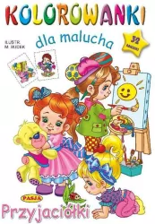 Przyjaciółki. Kolorowanka dla malucha