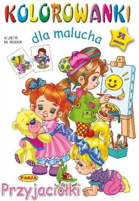 Przyjaciółki. Kolorowanka dla malucha