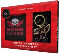 Zestaw brelok + skarpetki dla motocyklisty