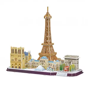 Puzzle 3D. City Line Paris - tantis.pl
