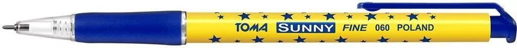 Długopis Sunny automatyczny niebieski  TOMA - tantis.pl