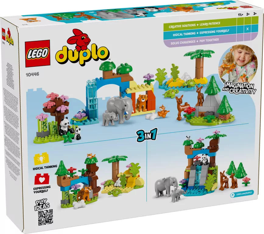 LEGO® Rodziny dzikich zwierząt 3 w 1 10446 - tantis.pl