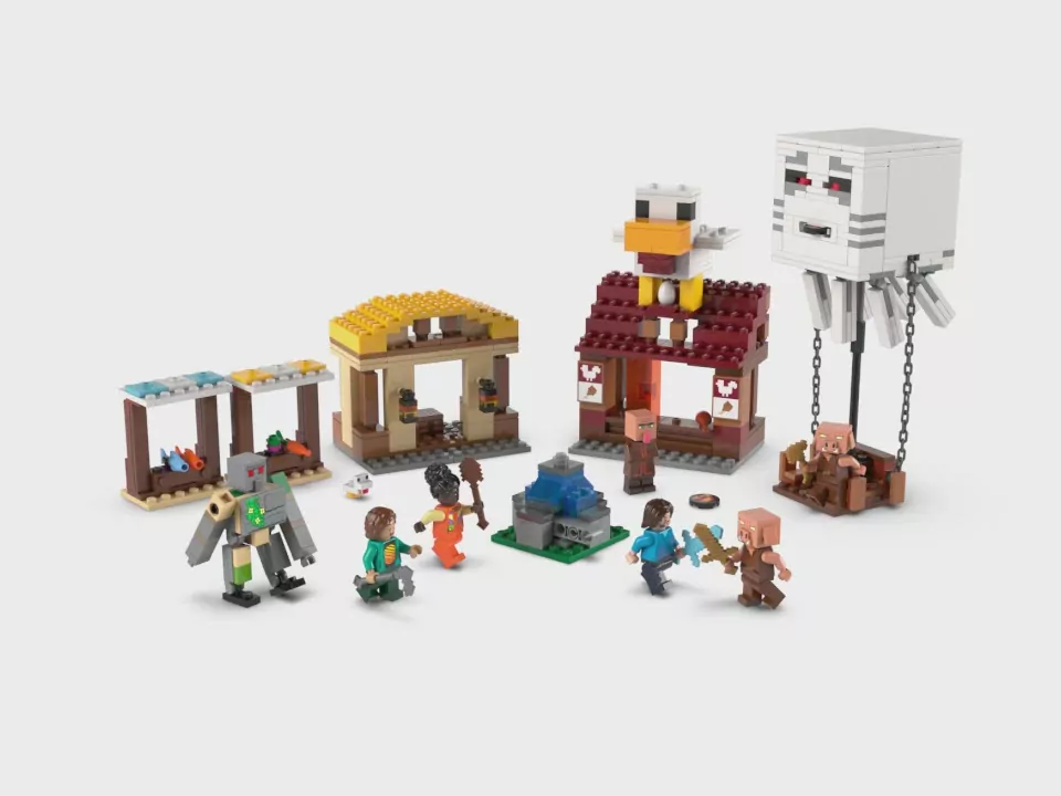 LEGO® Minecraft. Atak balonowego Ghasta na wioskę 21273 - tantis.pl