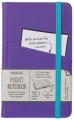 Bookaroo Notatnik Journal Pocket A6. Fioletowy - tantis.pl