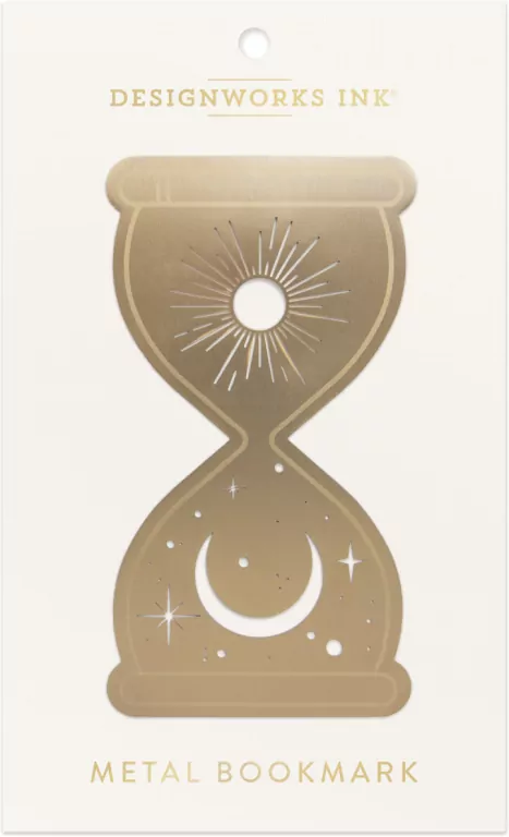 Metalowa zakładka do książek duża. Hourglass - tantis.pl