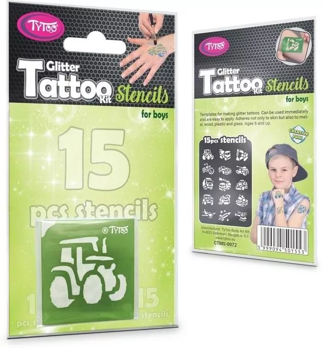 Tytoo. Szablony tatuaży - pojazdy - tantis.pl