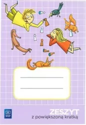 Zeszyt z powiększoną kratką