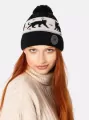 Czapka zimowa Czarne koty - tantis.pl