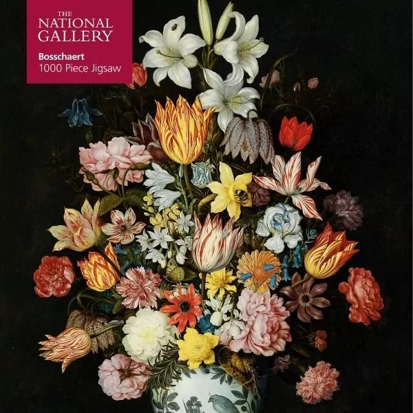 Puzzle 1000 Martwa natura z kwiatów Bosschaert Amb - tantis.pl