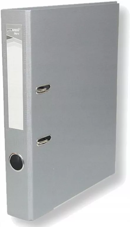 Segregator A4 z okuciem 5cm szary - tantis.pl