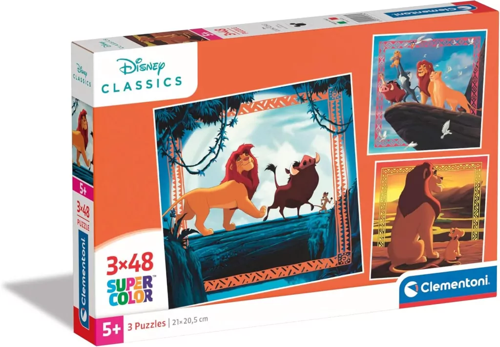 Puzzle 3 x48. Super Kolor Lion King - tantis.pl