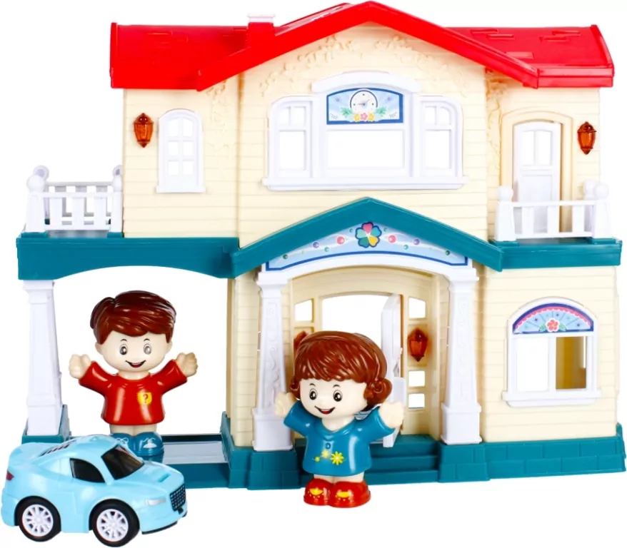 Domek dla lalek z akcesoriami. Zabawka - tantis.pl