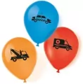 Balony lateksowe Pojazdy 22,8cm 6szt. - tantis.pl