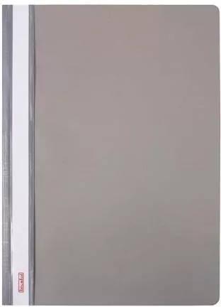 Skoroszyt A4 twardy PCV szary (20szt) - tantis.pl