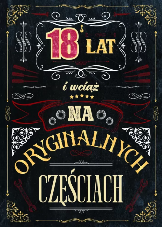 Karnet Urodziny 18 - tantis.pl