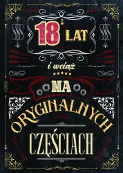 Karnet Urodziny 18