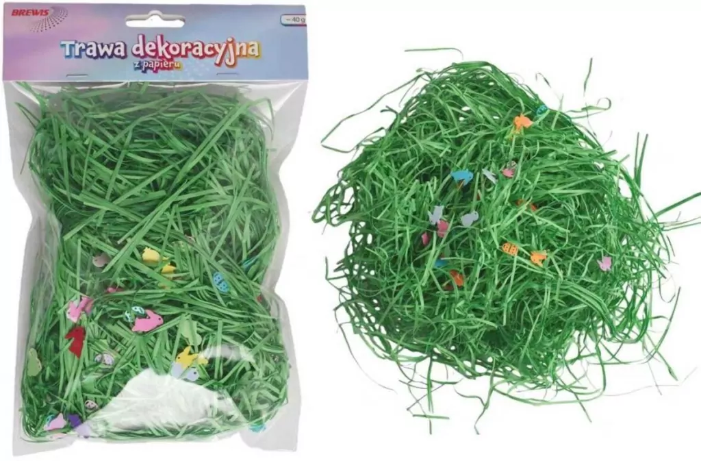 Trawa dekoracyjna z papieru 40g - tantis.pl