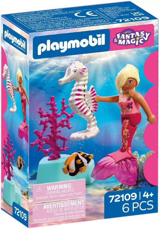 Playmobil Syrenka z konikiem morskim 72109 - tantis.pl