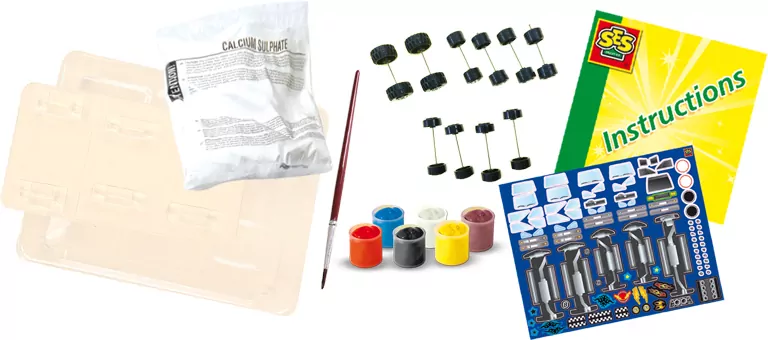 Zestaw Kreatywny. Odlewy gipsowe. Samochód - tantis.pl