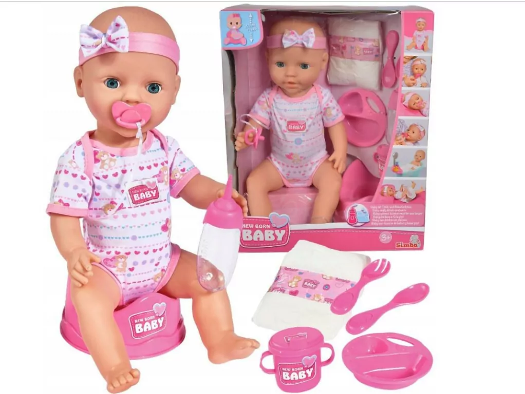 New Born Baby Lalka funkcyjna, 43 cm - tantis.pl