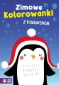 Zimowe kolorowanki z pingwinem - tantis.pl