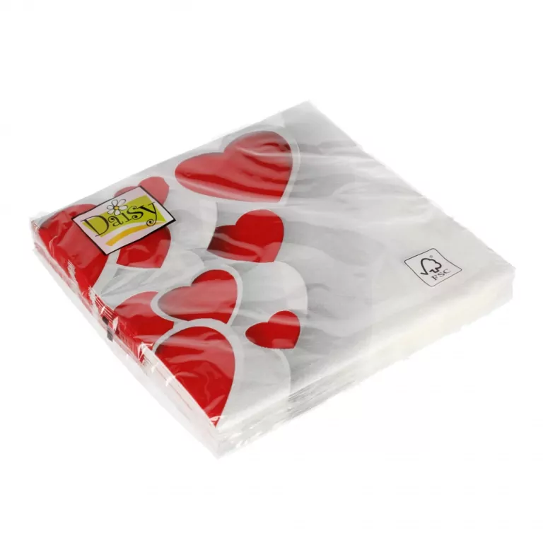 SERWETKA PAP 3W 330X330 MIX DAISY PM OP20SZT - tantis.pl