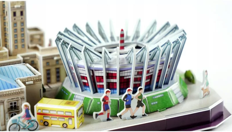 Puzzle 3D 126 elementów. Cityline. Warszawa - tantis.pl