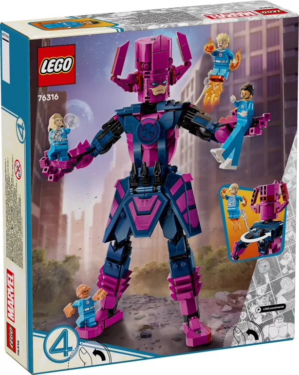 LEGO® Figurka Fantastycznej Czwórki kontra Galactus 76316 - tantis.pl