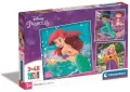 Clementoni. Puzzle 3x48. Super Kolor. Disney Princess - tantis.pl