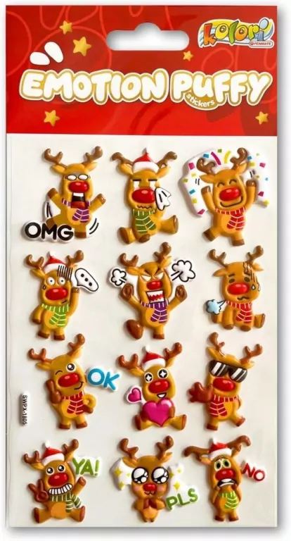 Naklejki puffy Emotion Reindeers - tantis.pl