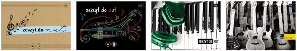 Zeszyt do nut A4/16K - tantis.pl