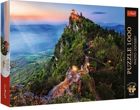 Puzzle 1000. Wieża Cesta, San Marino - tantis.pl