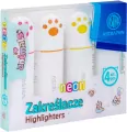 Zakreślacze z uszkami Astrapen Animals neon 4 kolory - tantis.pl