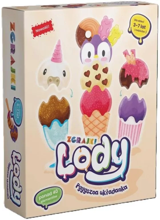 Zgrajki. Lody - Pyszna układanka - tantis.pl