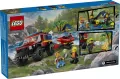 LEGO® City. Terenowy wóz strażacki z łodzią ratunkową 60412 - tantis.pl